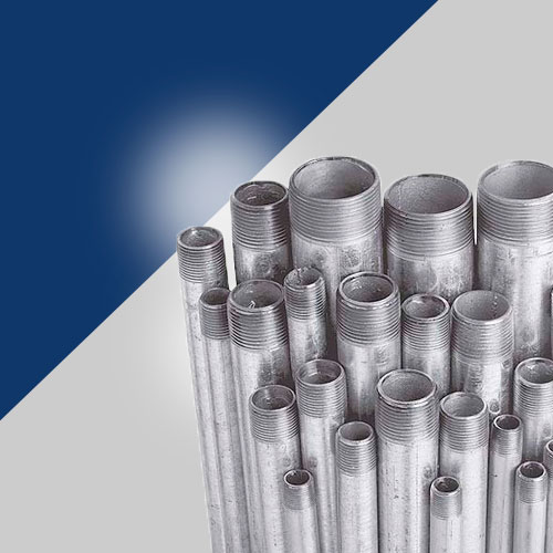 Tubo galvanizado com rosca