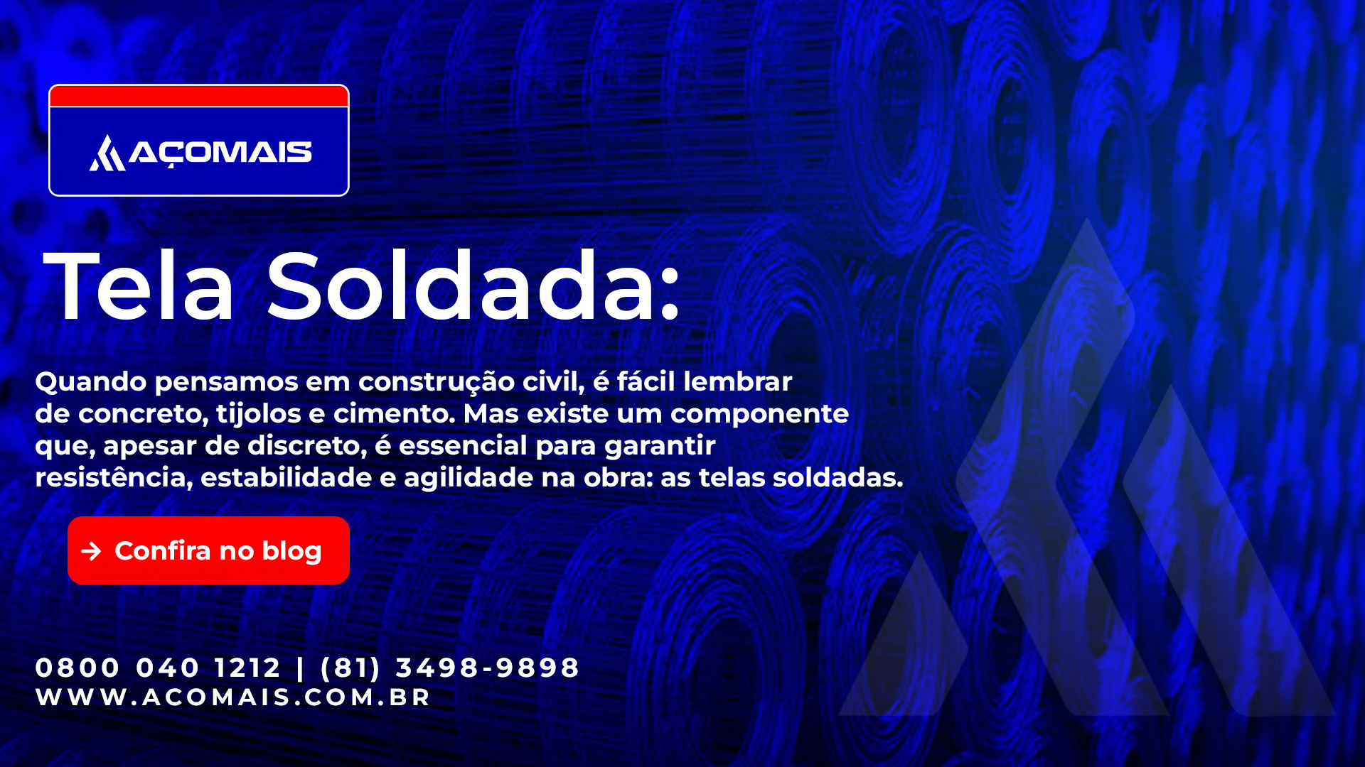 Tela Soldada Açomais