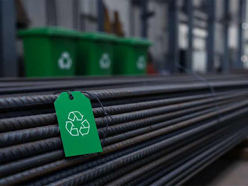 Eficiência e responsabilidade ambiental no aço
